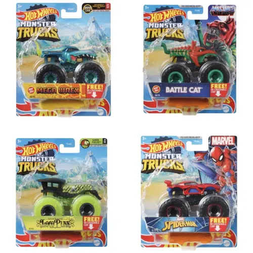 Mattel Hot Wheels Die-Cast Monster Trucks 1:24 Scale Vehicle's photo #1