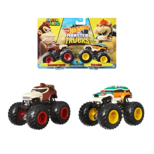 Mattel Hot Wheels Die-Cast Monster Trucks 2 Pack 1:24 Scale Vehicle's photo #3