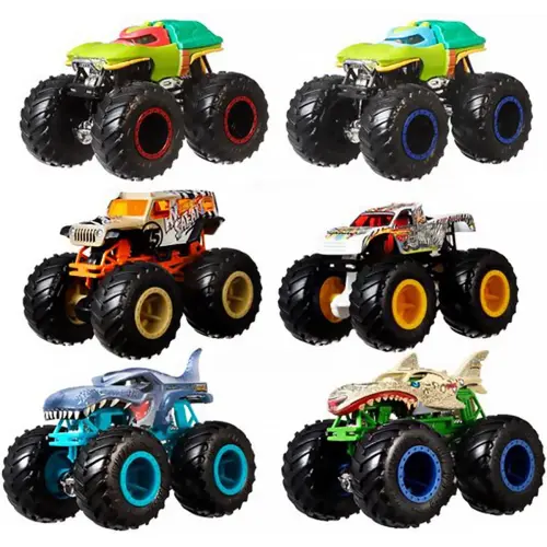 Mattel Hot Wheels Die-Cast Monster Trucks 2 Pack 1:24 Scale Vehicle's photo #9