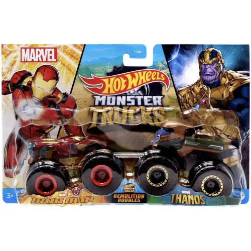 Mattel Hot Wheels Die-Cast Monster Trucks 2 Pack 1:24 Scale Vehicle's photo #4