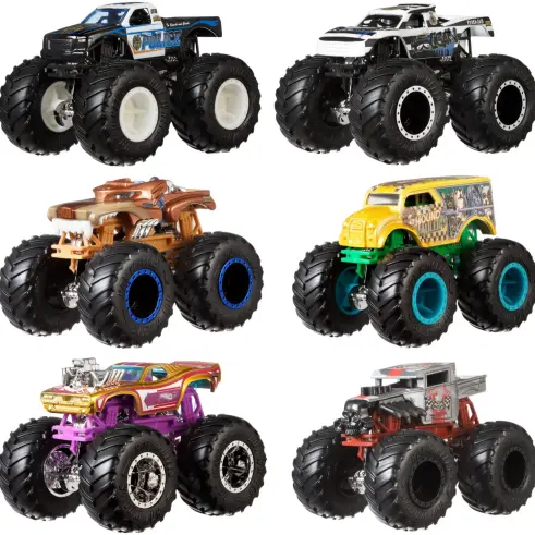 Mattel Hot Wheels Die-Cast Monster Trucks 2 Pack 1:24 Scale Vehicle's photo #8