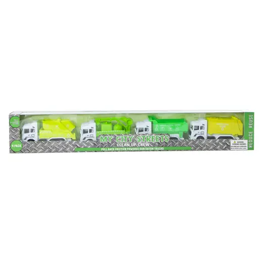 My City Streets Clean Up Crew 4 Pcs (12 cm) — imagen 2