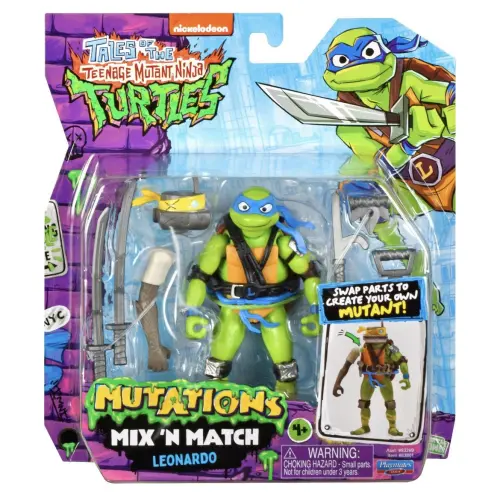 Playmates Toys Tales Of The Teenage Mutant Ninja Turtles Mutations Mix ‘N Match Leonardo (11 cm)'s photo #1
