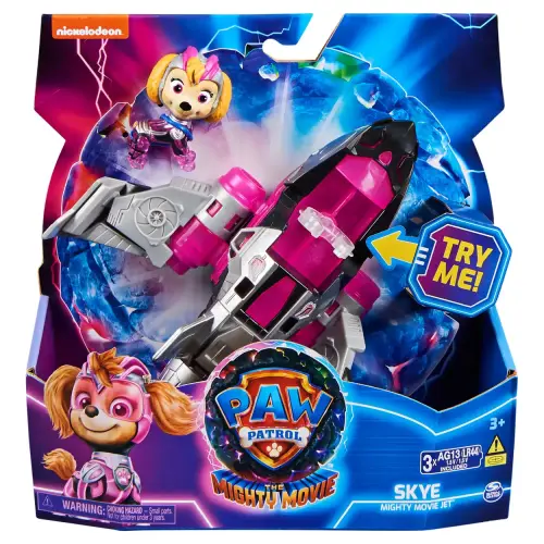 Spin Master Nickelodeon Paw Patrol The Mighty Movie Skye Mighty Movie Jet (19 cm) — imagen 2