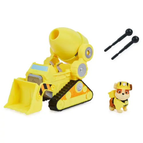 Spin Master Nickelodeon Paw Patrol The Movie Rubble Deluxe Vehicle (17 cm)'s photo #1