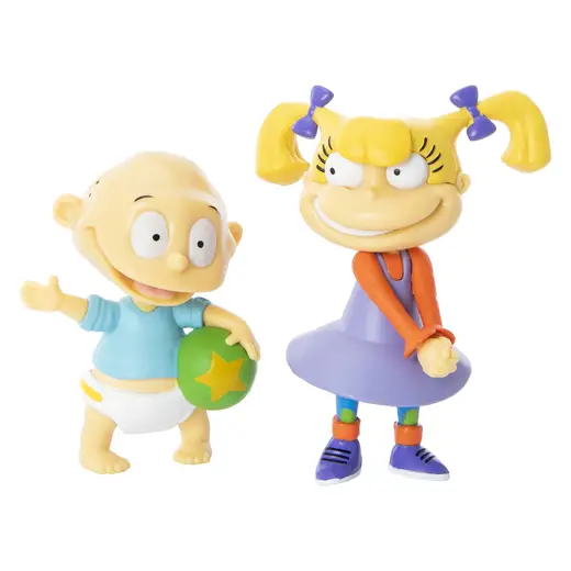 Just Play Nickelodeon Rugrats Mini Figure 2 Pack Tommy & Angelica (7 cm)'s photo #1