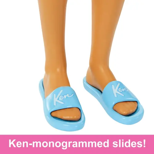 Mattel Barbie Ken Doll with Swim Trunks and Beach-Themed Accessories (30 cm)'s photo #4