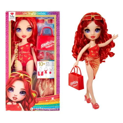MGA Entertainment Rainbow High Swim & Style Ruby Anderson (28 cm)'s photo #1