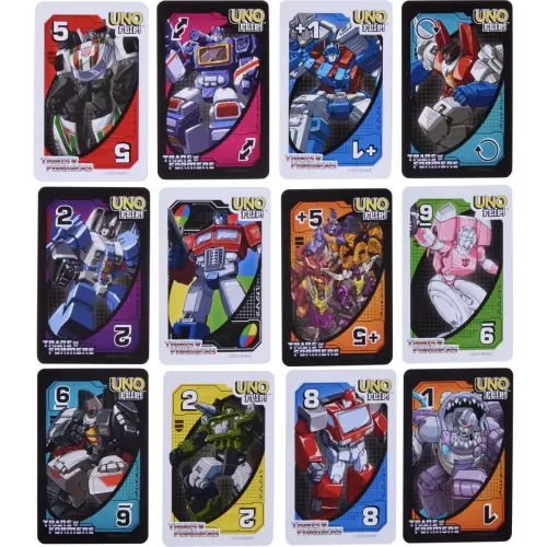 Mattel UNO Flip! Transformers Card Game — imagen 5