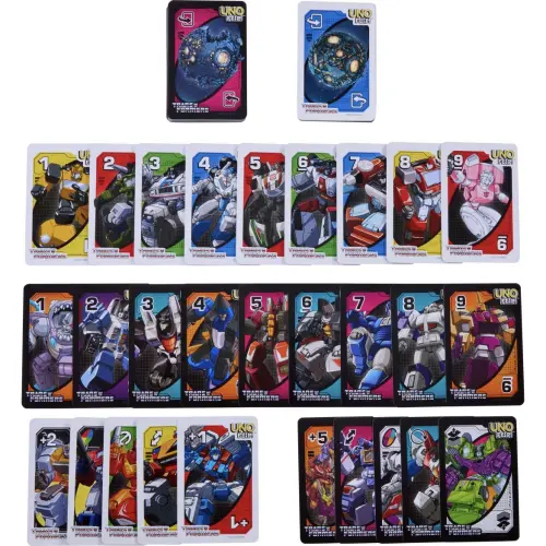 Mattel UNO Flip! Transformers Card Game — imagen 6