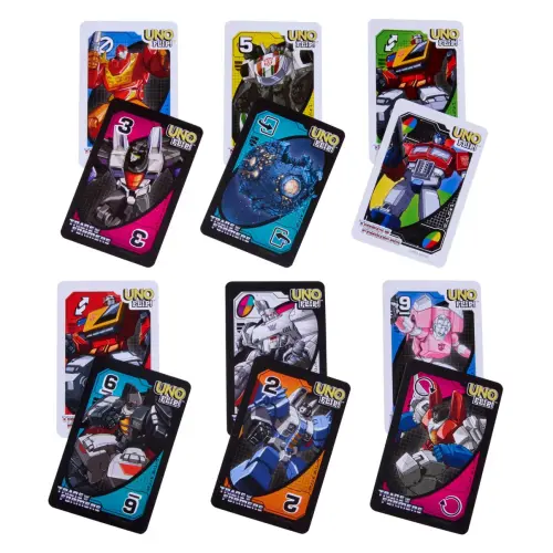Mattel UNO Flip! Transformers Card Game — imagen 3