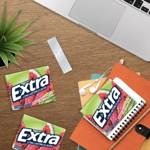 Wrigley’s Extra Long Lasting Flavor Sugarfree Chewing Gum Sweet Watermelon 15 Pcs's photo #2
