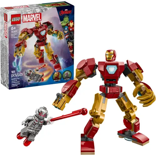 LEGO Marvel 76307 Iron Man Mech vs. Ultron 101 Pcs's photo #1