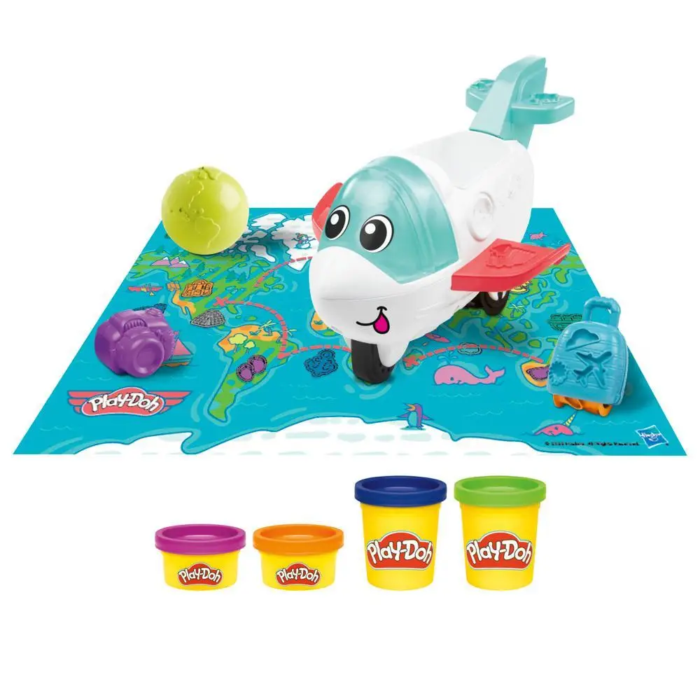 Hasbro Play-Doh Starters Airplane Explorer Starter Set 4 Cans 170 g (6 oz)'s photo #2