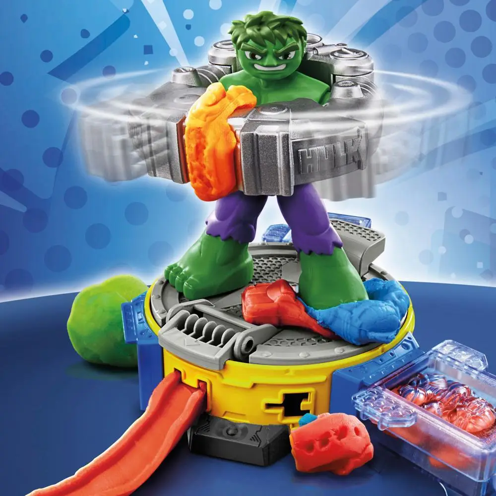Hasbro Play-Doh Marvel Hulk Smash & Squish Playset 4 Cans 142 g (5 oz) — imagen 5