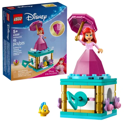 LEGO Disney 43259 Twirling Ariel 93 Pcs — imagen 1