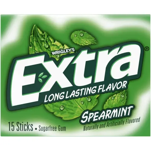 Wrigley’s Extra Long Lasting Flavor Sugarfree Chewing Gum Spearmint 15 Pcs's photo #1
