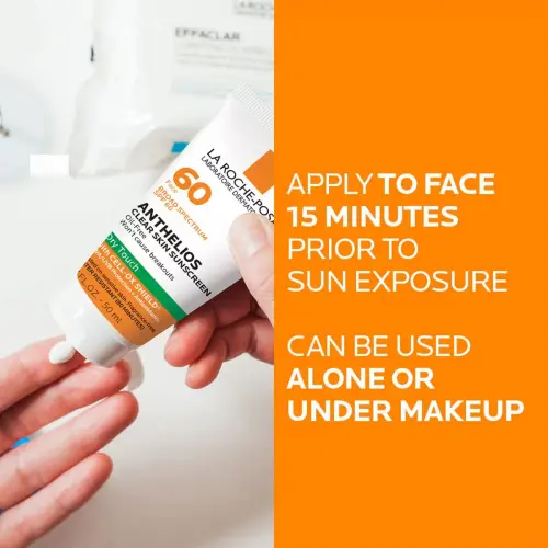 La Roche-Posay Anthelios Clear Skin Sunscreen Dry Touch For Face Broad Spectrum SPF 60 50 mL (1.7 oz)'s photo #4