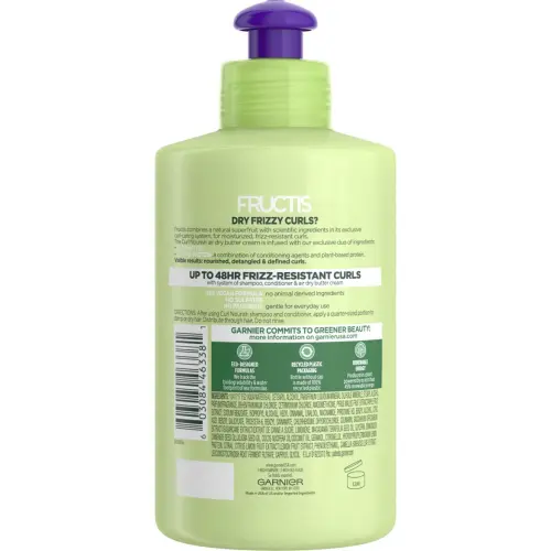 Garnier Fructis Curl Air Dry Cream Defining Butter Plant Protein + Coconut Oil 300 mL (10.2 oz) — imagen 2