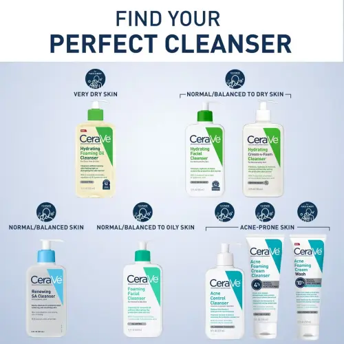 CeraVe Acne Control Cleanser 2% Salicylic Acid Acne Treatment 237 mL (8 oz) — imagen 6