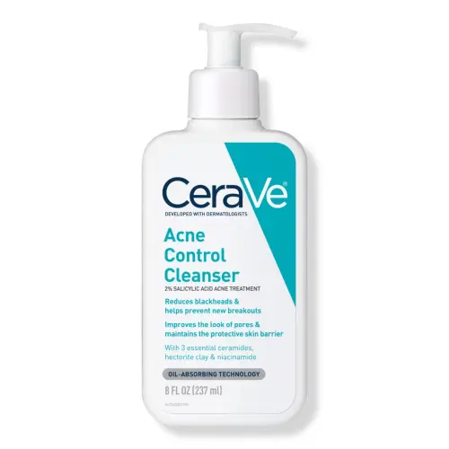 CeraVe Acne Control Cleanser 2% Salicylic Acid Acne Treatment 237 mL (8 oz) — imagen 1
