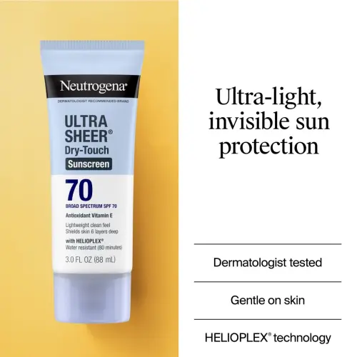 Neutrogena Ultra Sheer Dry-Touch Sunscreen Broad Spectrum SPF 70 88 mL (3 oz) — imagen 6