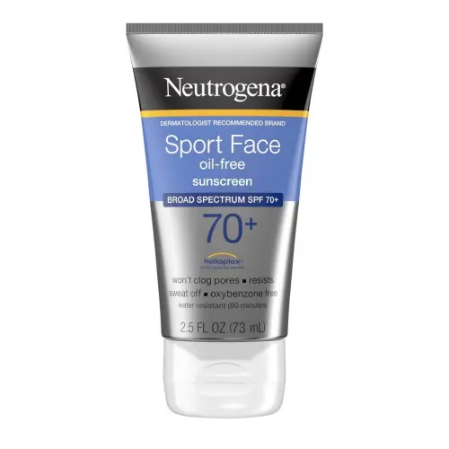 Neutrogena Sport Face Oil-Free Sunscreen Broad Spectrum SPF 70+ 73 mL (2.5 oz) — imagen 1