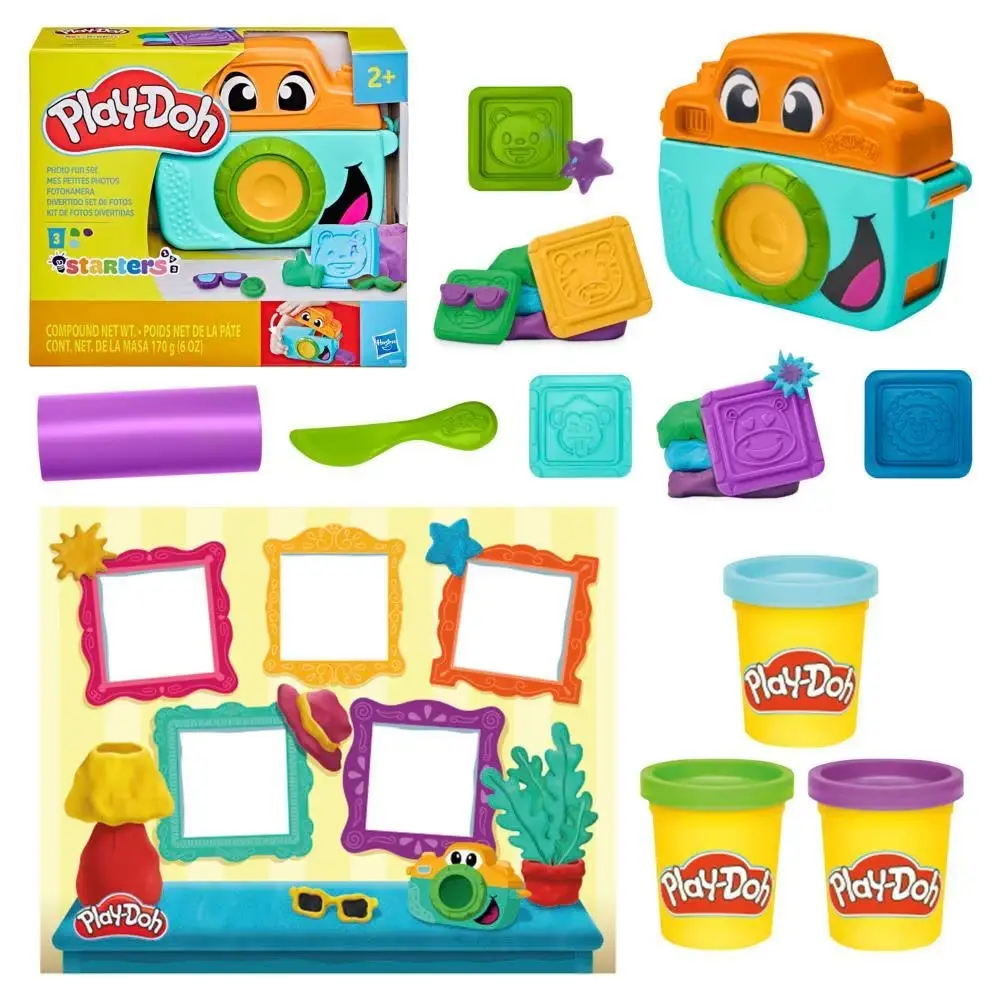 Hasbro Play-Doh Starters Photo Fun Set 3 Cans 170 g (6 oz)'s photo #1
