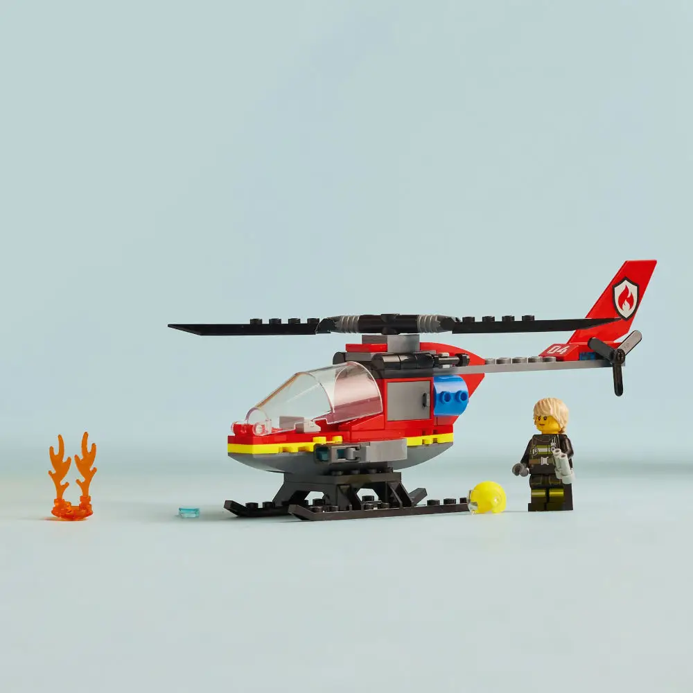 LEGO City 60411 Fire Rescue Helicopter 85 Pcs — imagen 10