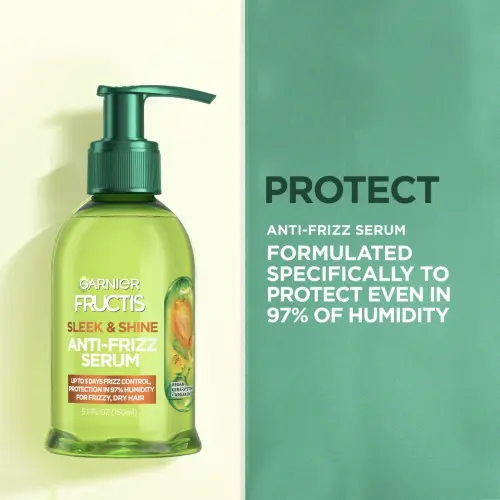 Garnier Fructis Sleek & Shine Anti-Frizz Serum Vegan Kera-System + Argan Oil 150 mL (5.1 oz)'s photo #2