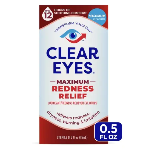 Clear Eyes Maximum Redness Relief Eye Drops 15 mL (0.5 oz)'s photo #1