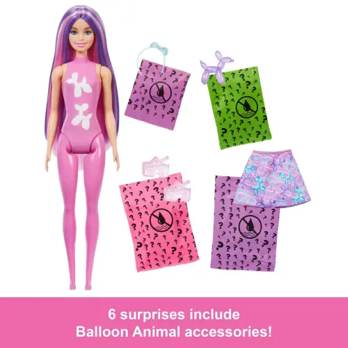 Mattel Barbie Color Reveal Balloon Animals Series 6 Pcs (29 cm)'s photo #2