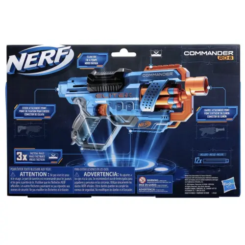 Hasbro Nerf Elite 2.0 Commander RD-6 Dart Blaster 12 Darts (34 cm) — imagen 6