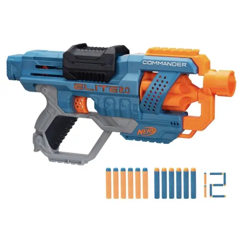 Hasbro Nerf Elite 2.0 Commander RD-6 Dart Blaster 12 Darts (34 cm) — imagen 2