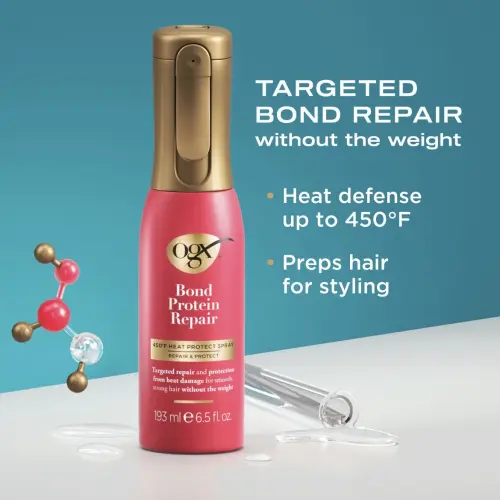 OGX Bond Protein Repair 450°F Heat Protect Spray 193 mL (6.5 oz)'s photo #2
