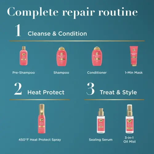 OGX Bond Protein Repair 450°F Heat Protect Spray 193 mL (6.5 oz)'s photo #5