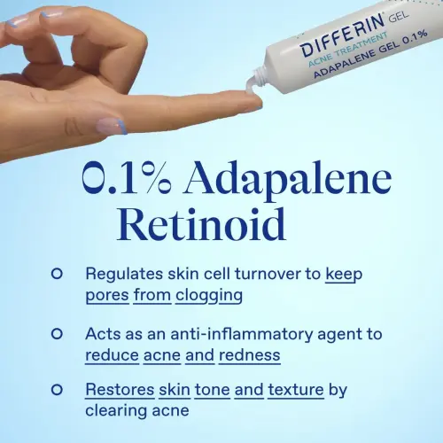 Differin Gel Adapalene Gel 0.1% Acne Treatment 15 g (0.5 oz)'s photo #3