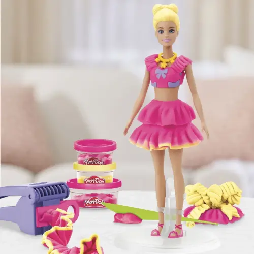 Hasbro Play-Doh Barbie Ruffles & Bows 3 Cans 183.5 g (6.49 oz) — imagen 10