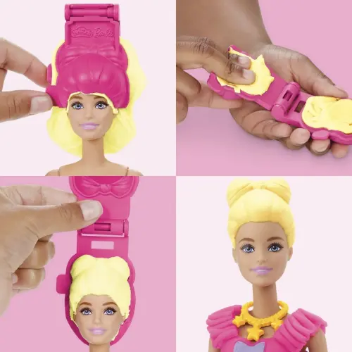 Hasbro Play-Doh Barbie Ruffles & Bows 3 Cans 183.5 g (6.49 oz) — imagen 5