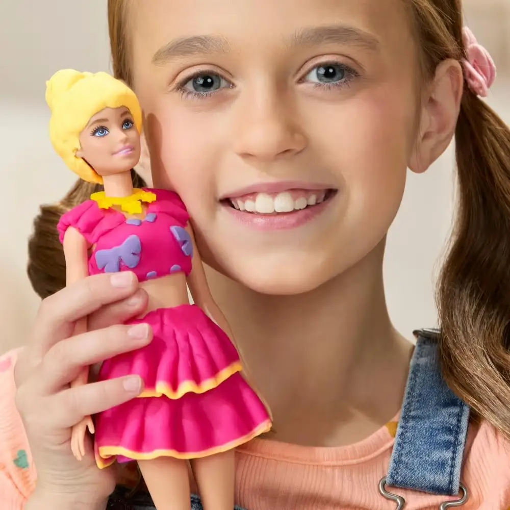 Hasbro Play-Doh Barbie Ruffles & Bows 3 Cans 183.5 g (6.49 oz) — imagen 9