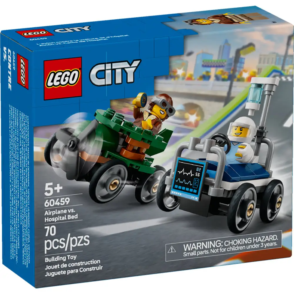LEGO City 60459 Airplane vs. Hospital Bed 70 Pcs's photo #1