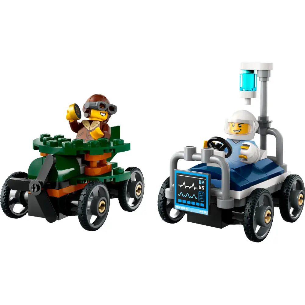 LEGO City 60459 Airplane vs. Hospital Bed 70 Pcs's photo #2