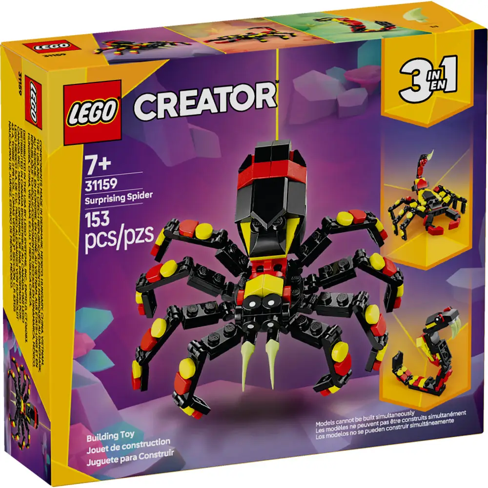 LEGO Creator 31159 Surprising Spider 153 Pcs's photo #1