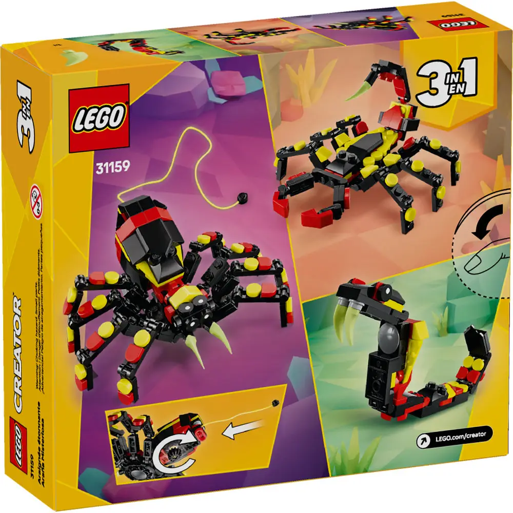 LEGO Creator 31159 Surprising Spider 153 Pcs's photo #3