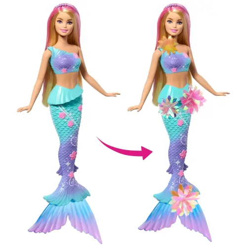 Mattel Barbie Flower Magic Mermaid Doll & Accessories (29 cm)'s photo #4