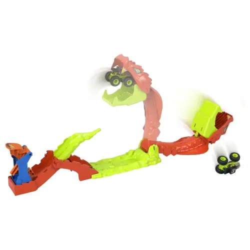 Mattel Hot Wheels Monster Trucks Snake Slam Takedown Track Set (89 cm)'s photo #3