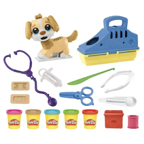 Hasbro Play-Doh Care & Carry Vet 5 Cans 284 g (10 oz) — imagen 3