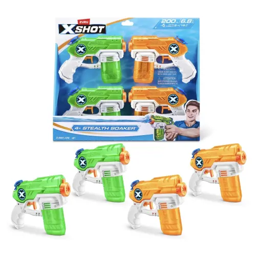 ZURU X-Shot 4x Stealth Soaker 200 mL (19 cm) — imagen 1