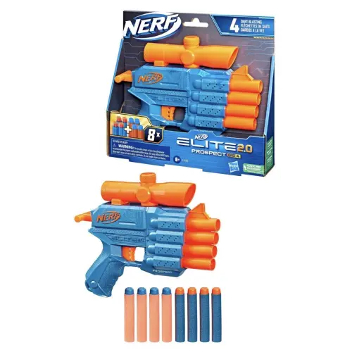 Hasbro Nerf Elite 2.0 Prospect QS-4 8 Darts (21 cm) — imagen 1