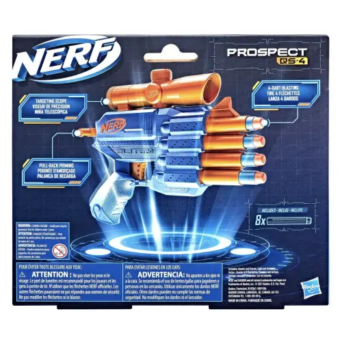 Hasbro Nerf Elite 2.0 Prospect QS-4 8 Darts (21 cm) — imagen 5
